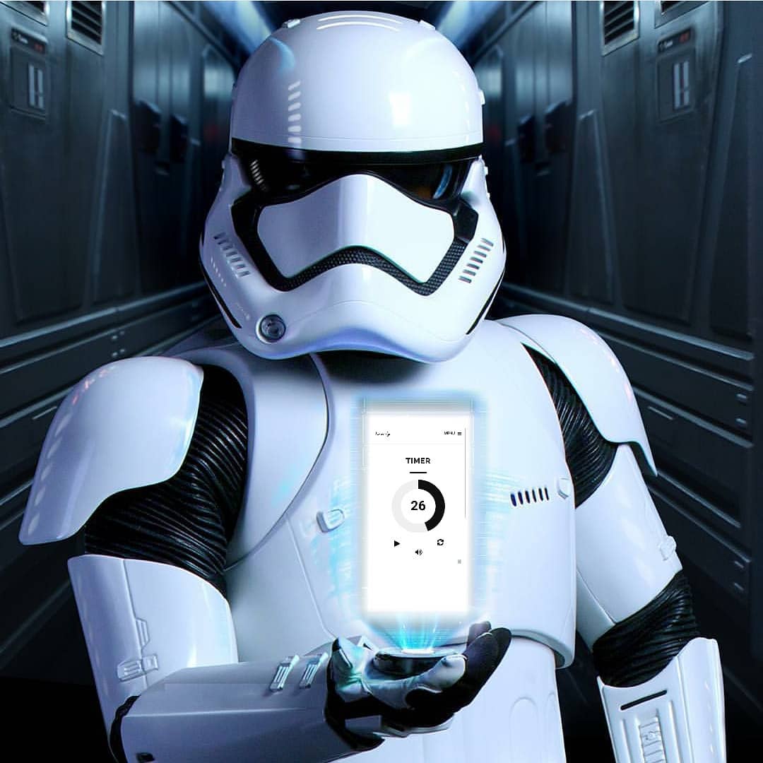 It's the most perfect appropriate day to post this but people will groan about it anyways. I think I've seen as many "shutup about may the fourth be with you" posts as I have actual #maythe4thbewithyou posts. I just did both AND promoted the app. Deal with it.
If you use a torch, use a timer. #dabninja